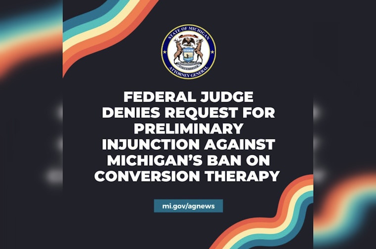 Federal Judge Upholds Michigan Ban on Conversion Therapy, Cites Rational State Action to Protect Minors