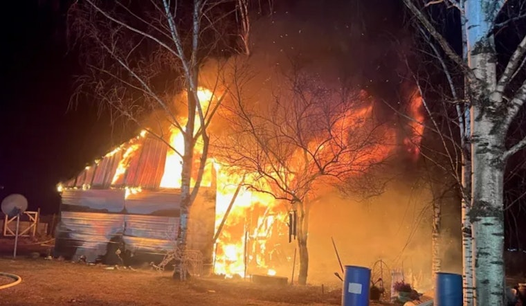 Fire in Washougal Destroys Trailer and Claims the Lives of Three Pets, Family Escapes Unharmed