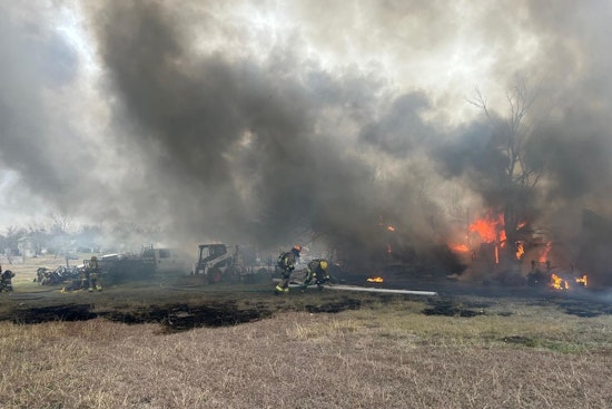 Firefighters Quell Major Blaze at Travis County Landscaping Business, No Injuries Reported