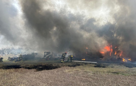 Firefighters Quell Major Blaze at Travis County Landscaping Business, No Injuries Reported