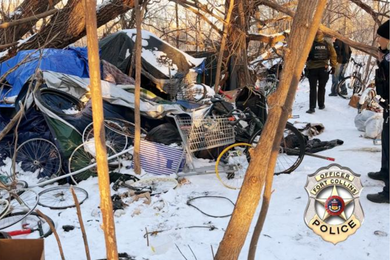 Fort Collins Police Dismantle Illegal Encampment near Poudre Trail, Arrest Four on Misdemeanor Charges