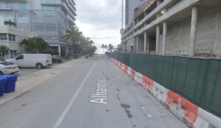 Fort Lauderdale Alert, Alhambra Street Closure and Detour Starts January 21