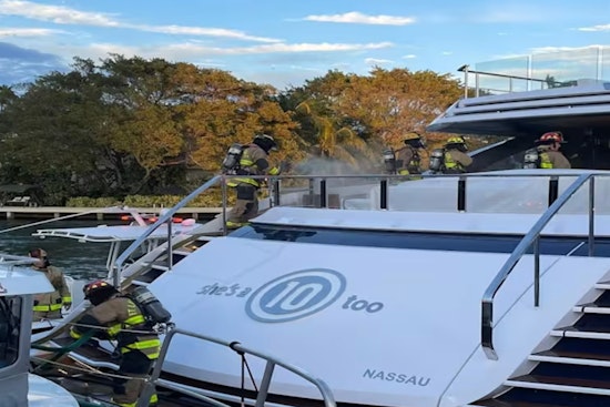 Fort Lauderdale Fire Crews Swiftly Extinguish Blaze on 100-Foot Yacht, No Injuries Reported