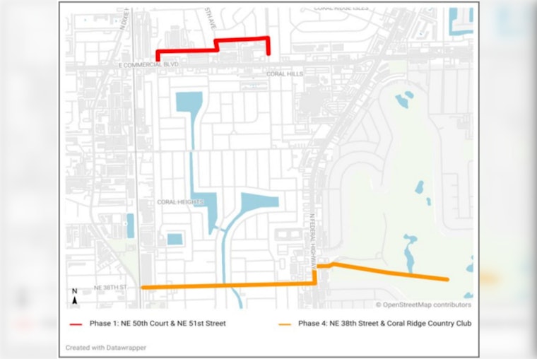 Fort Lauderdale's NE 38th St. Set for Sewer System Overhaul, Residents Alerted to Upcoming Road Closures