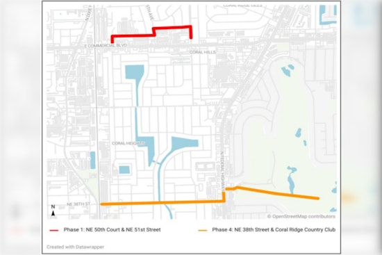 Fort Lauderdale's NE 38th St. Set for Sewer System Overhaul, Residents Alerted to Upcoming Road Closures