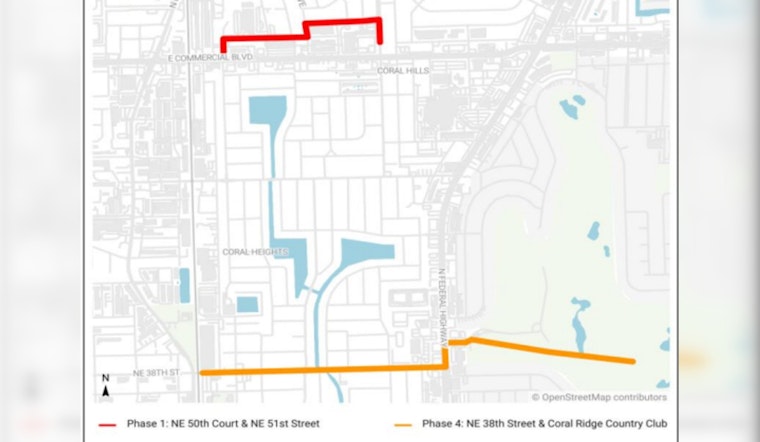 Fort Lauderdale's NE 38th St. Set for Sewer System Overhaul, Residents Alerted to Upcoming Road Closures