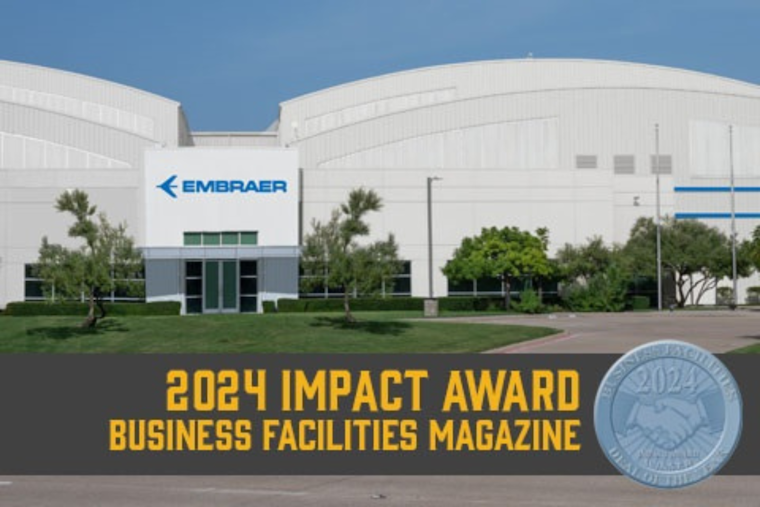 Fort Worth Garners 2024 Impact Award for Embraer’s $57 Million Aerospace Hub, Uplifting Local Economy