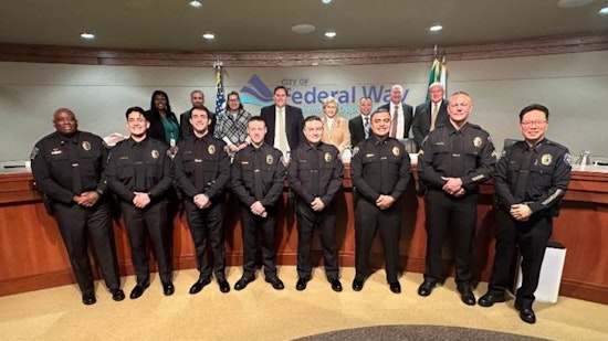 Four New Officers Join Federal Way Police Department, Two Veterans Celebrate Promotions