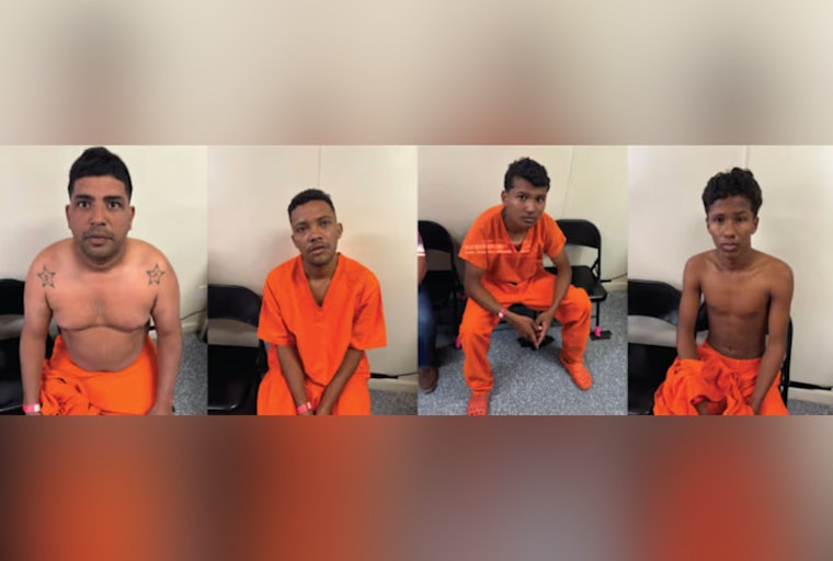 Four Suspected Tren de Aragua Gang Members Arrested Near Texas Border