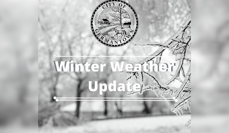 Germantown Shuts Down City Facilities Ahead of Snowstorm, Sanitation Services Postponed