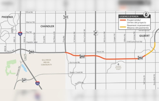Gilbert Drivers Alert, Major Ramp Closures on Loop 202 Set to Disrupt Traffic for 60 Days