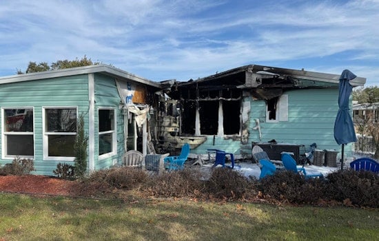Golf Cart Charging Leads to Complete Loss of Brookridge Mobile Home, No Injuries Reported