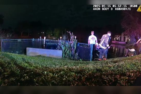 Good Samaritan and First Responders Heroically Rescue 80-Year-Old Man from Sinking Truck in Winter Park