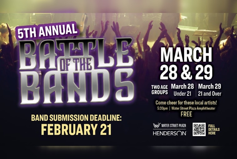 Henderson Readies for Fifth Annual Battle of the Bands with Exciting Two-Day Finale