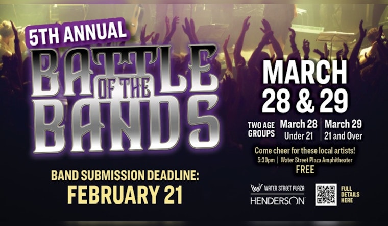 Henderson Readies for Fifth Annual Battle of the Bands with Exciting Two-Day Finale