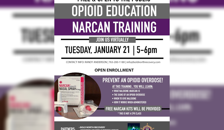 Hennepin County Sheriff's Office Offers Free Opioid Education & Narcan Training to Combat Overdose Crisis