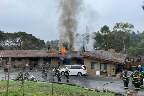 Heroic Rescue in Emerald Lake Hills: Firefighters Save Two People and Pet from House Blaze