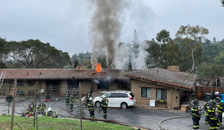 Heroic Rescue in Emerald Lake Hills: Firefighters Save Two People and Pet from House Blaze