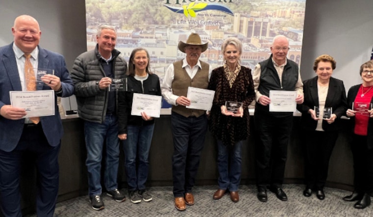 Hickory Celebrates Community Dedication with 2024 Beautification Awards