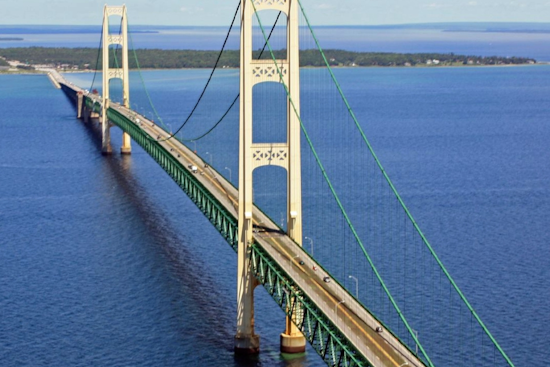 High Winds Prompt Partial Closure of Mackinac Bridge, Safety Measures Enacted for Motorists