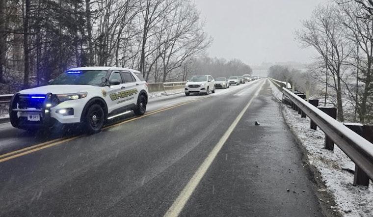 Highway 444 at Saddle Dam Bridge in Lowdown County Reopens After Injury Crash Amid Icy Conditions