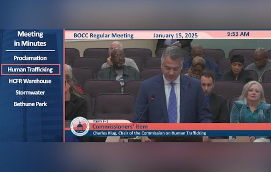 Hillsborough County Commissioners Declare January 2025 Human Trafficking Awareness Month Amid Rising Concerns