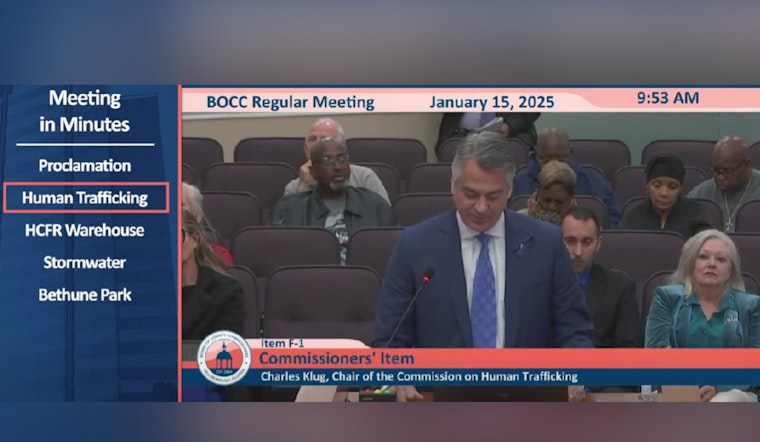 Hillsborough County Commissioners Declare January 2025 Human Trafficking Awareness Month Amid Rising Concerns
