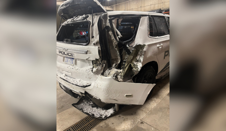 Holland Police Cruiser Struck During Winter Roadside Assistance on US-31, Reminder of Move Over Law Issued