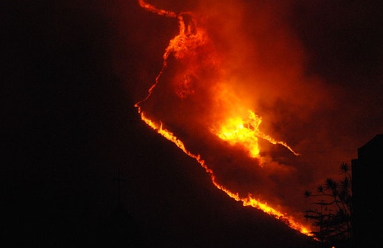 Hollywood Hills' Sunset Fire Prompts Mandatory Evacuations, Engulfs 60 Acres Near Iconic Landmarks
