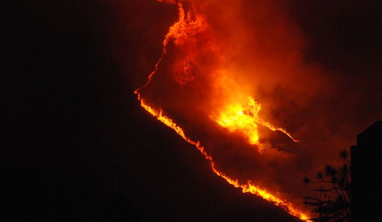 Hollywood Hills' Sunset Fire Prompts Mandatory Evacuations, Engulfs 60 Acres Near Iconic Landmarks