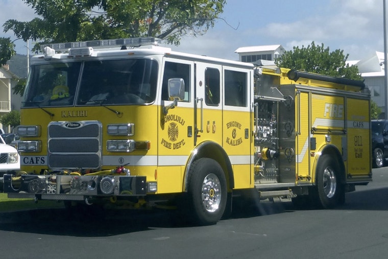 Honolulu Apartment Fire Quickly Subdued by Sprinklers and HFD Efforts on Nimitz Highway