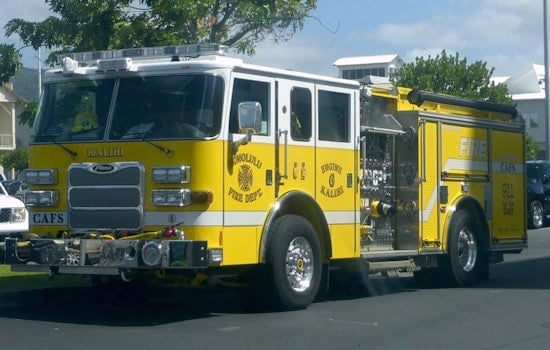 Honolulu Apartment Fire Quickly Subdued by Sprinklers and HFD Efforts on Nimitz Highway