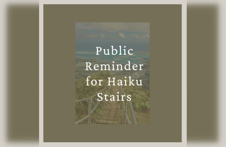 Honolulu Police Arrest Two for Trespassing and Theft at Notorious Haiku Stairs