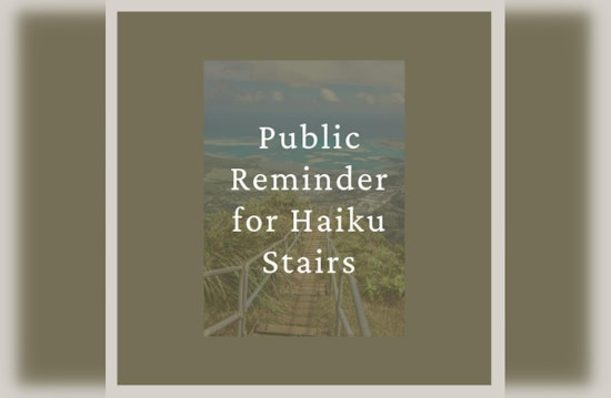Honolulu Police Arrest Two for Trespassing and Theft at Notorious Haiku Stairs