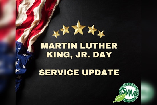 Houston Solid Waste Services Altered for MLK Day, Winter Weather May Cause Further Delays