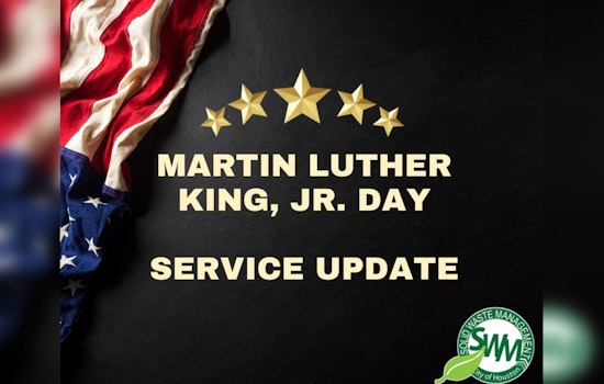 Houston Solid Waste Services Altered for MLK Day, Winter Weather May Cause Further Delays