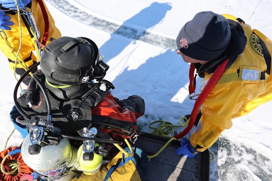 IMPD Investigates After SUV Submerged in White River, Indianapolis Dive Team Warns Against Winter Ice Dangers