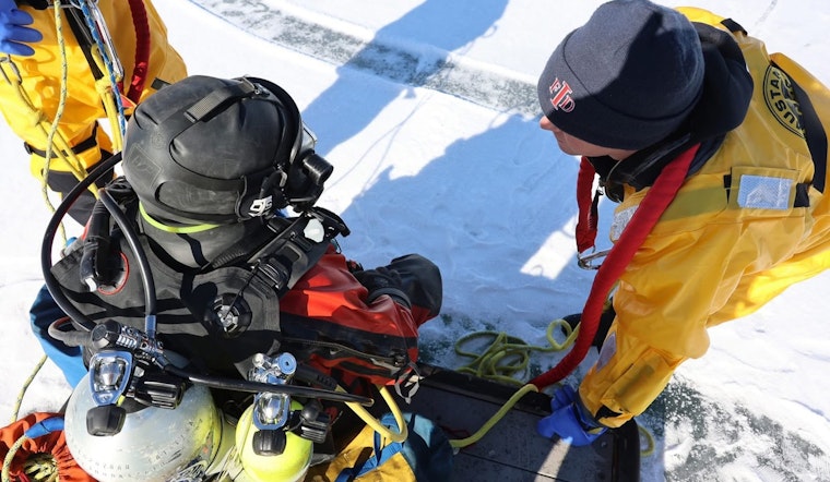 IMPD Investigates After SUV Submerged in White River, Indianapolis Dive Team Warns Against Winter Ice Dangers