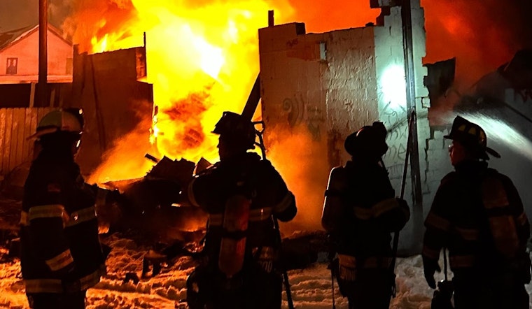 Indianapolis Firefighters Tame Late-Night Blaze at Vacant Building on Shelby Street, Spare Nearby Coffee Shop and Brewery
