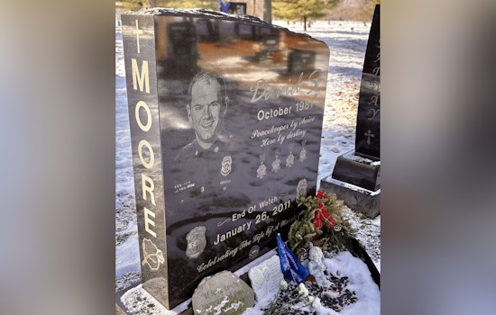 Indianapolis IMPD Honors Fallen Officer David Moore on Anniversary of Line-of-Duty Death