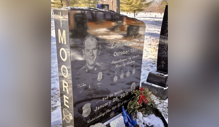 Indianapolis IMPD Honors Fallen Officer David Moore on Anniversary of Line-of-Duty Death