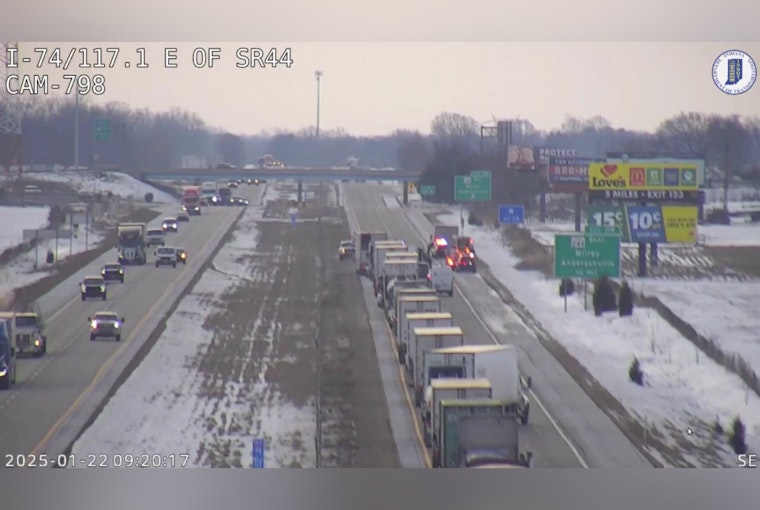 Indianapolis Man Hospitalized After Two-Vehicle Crash on I-74 in Shelby County