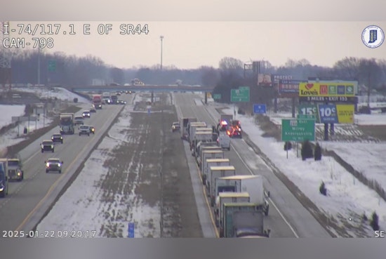 Indianapolis Man Hospitalized After Two-Vehicle Crash on I-74 in Shelby County