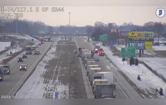 Indianapolis Man Hospitalized After Two-Vehicle Crash on I-74 in Shelby County