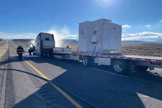 Interstate 15 Reopened after Fiery End to Police Chase Involving Erratic Semi Truck near Beaver, Utah