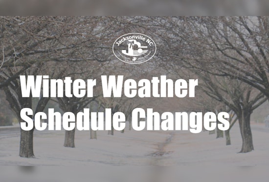 Jacksonville Announces Service Delays and Cancellations Due to Winter Weather Conditions