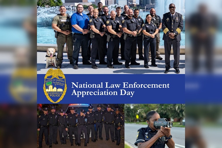 Jacksonville Honors Officers on National Law Enforcement Appreciation Day, Highlights Community Partnership