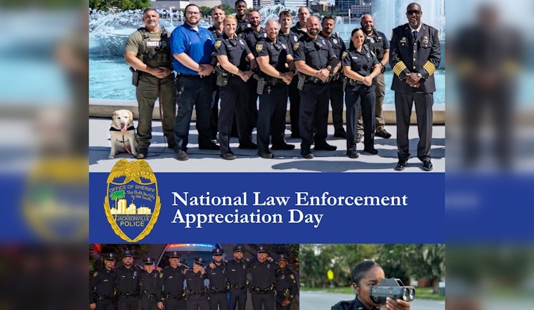 Jacksonville Honors Officers on National Law Enforcement Appreciation Day, Highlights Community Partnership