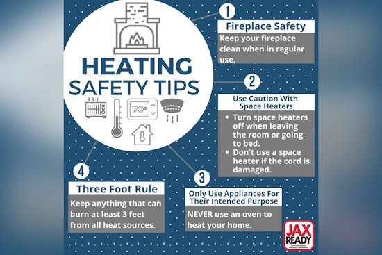 Jacksonville Issues Safety Tips to Prevent Fires Amid Cold Snap, Legends Center Opens as Warming Refuge