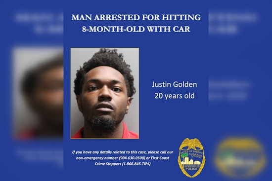 Jacksonville Man Charged with Aggravated Manslaughter and Vehicular Homicide in Death of 8-Month-Old Baby